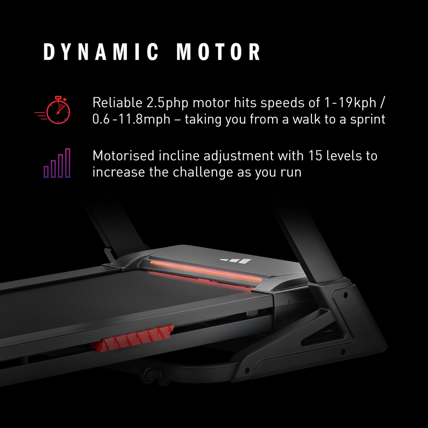Adidas T-25 Folding Treadmill with Bluetooth and Incline