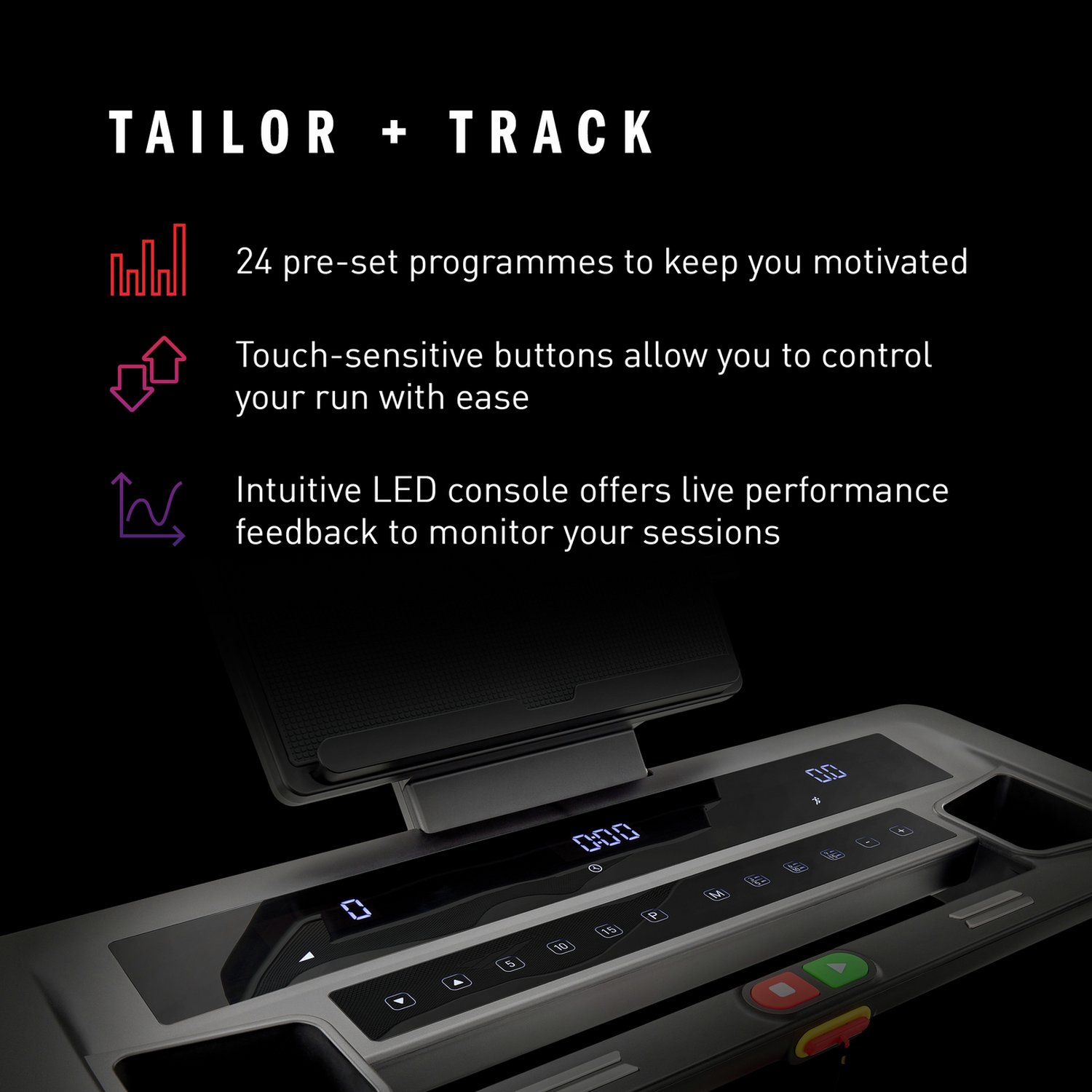 Adidas T-25 Folding Treadmill with Bluetooth and Incline