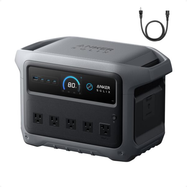 Anker SOLIX C1000 Gen 2 with AC charging cable, 2000W 1024Wh Power Station