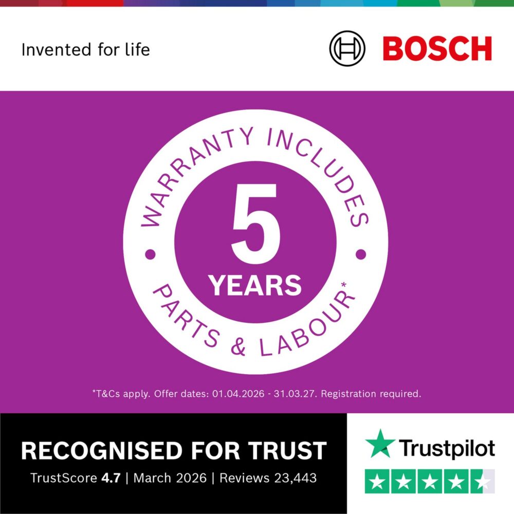 Bosch SMS26AW08G Full Size Dishwasher - White