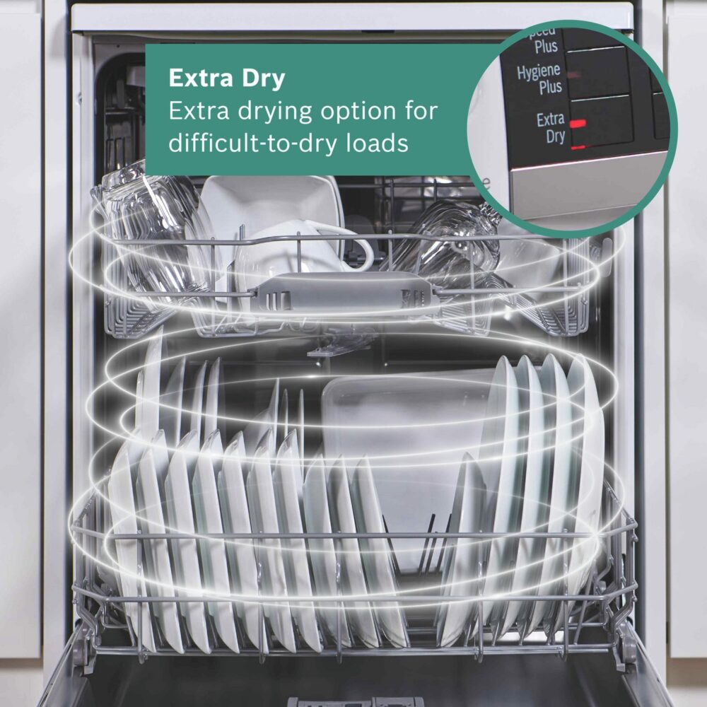 Bosch SMS26AW08G Full Size Dishwasher - White