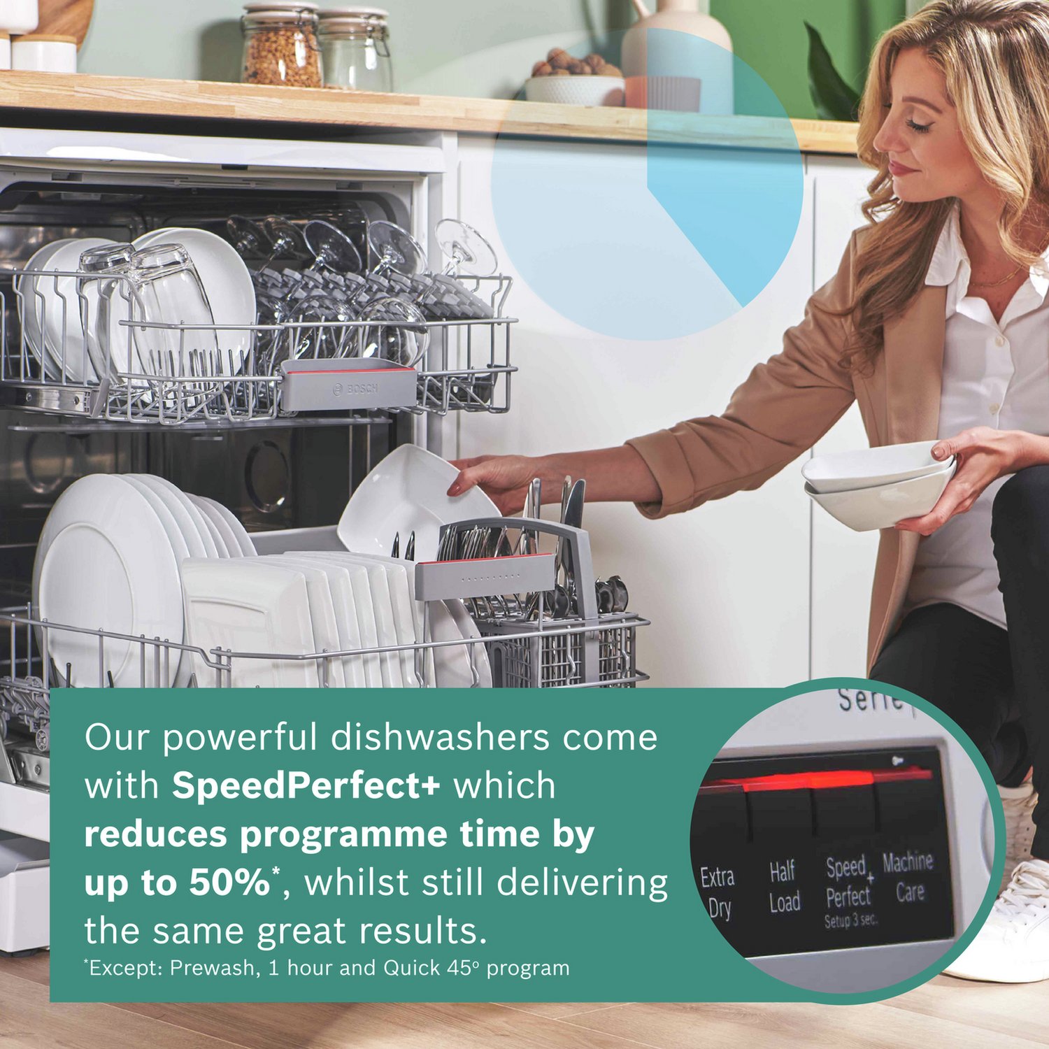 Bosch SMS4EKW06G Full Size Dishwasher