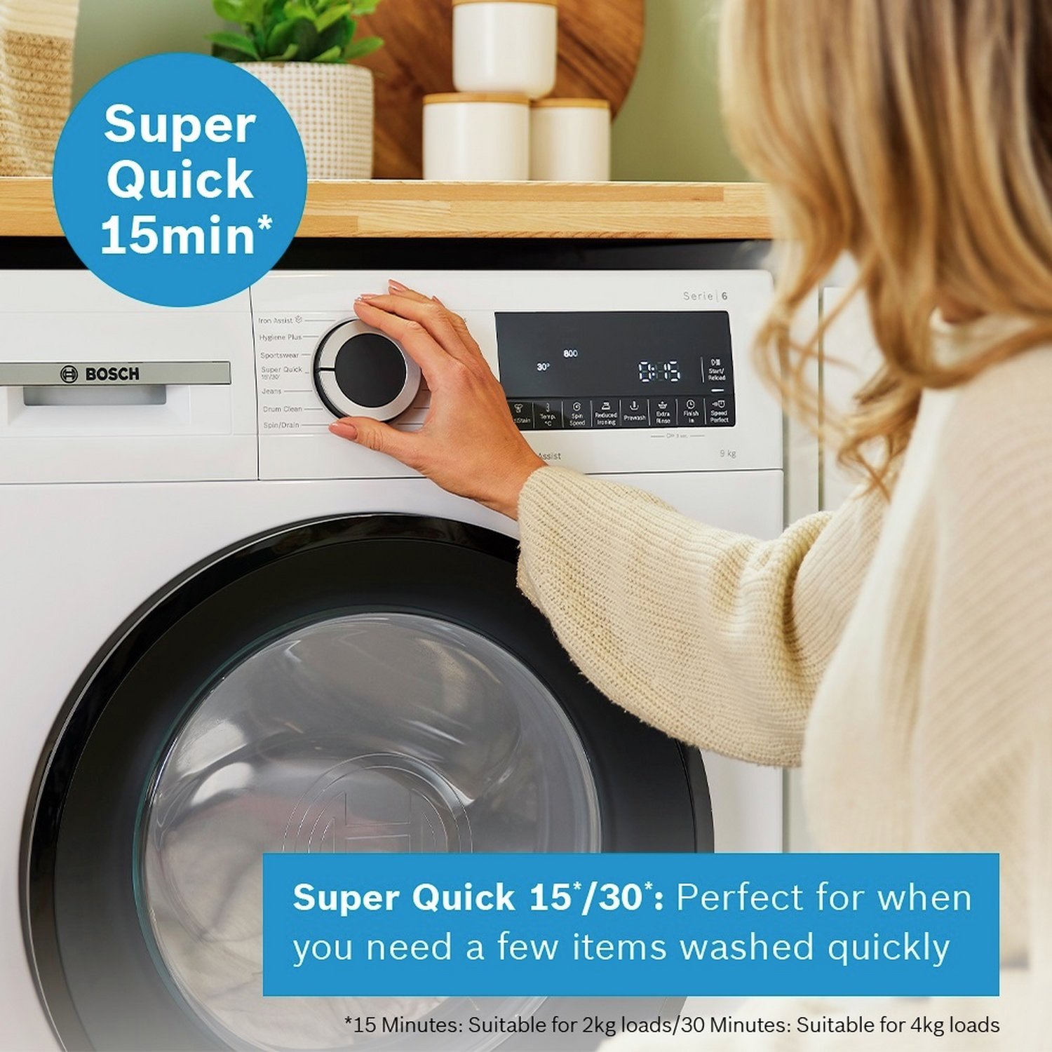 Bosch WGG24400GB 9KG 1400 Spin Washing Machine - White