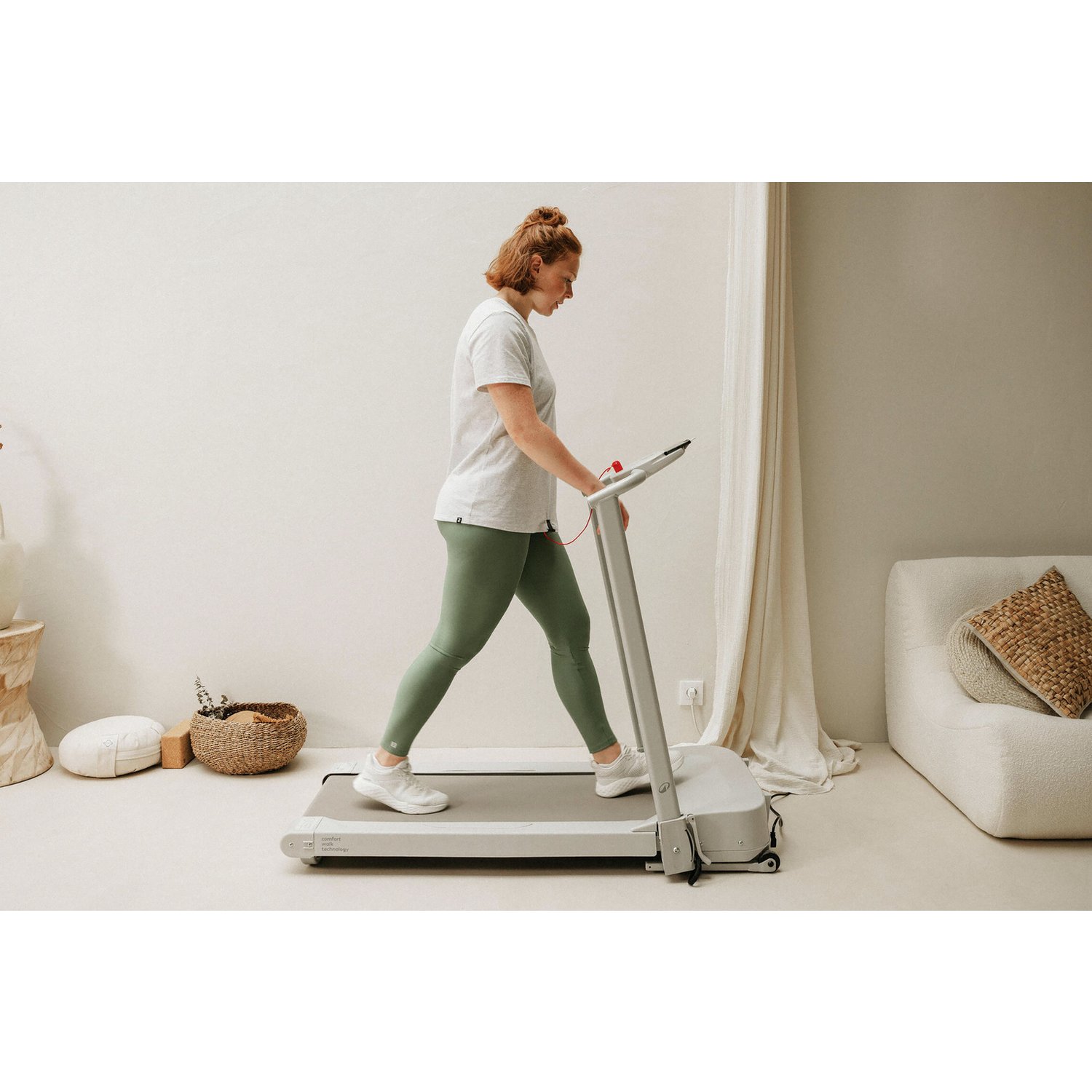 Decathlon W500B Folding Walking Treadmill Comfort Cushioning