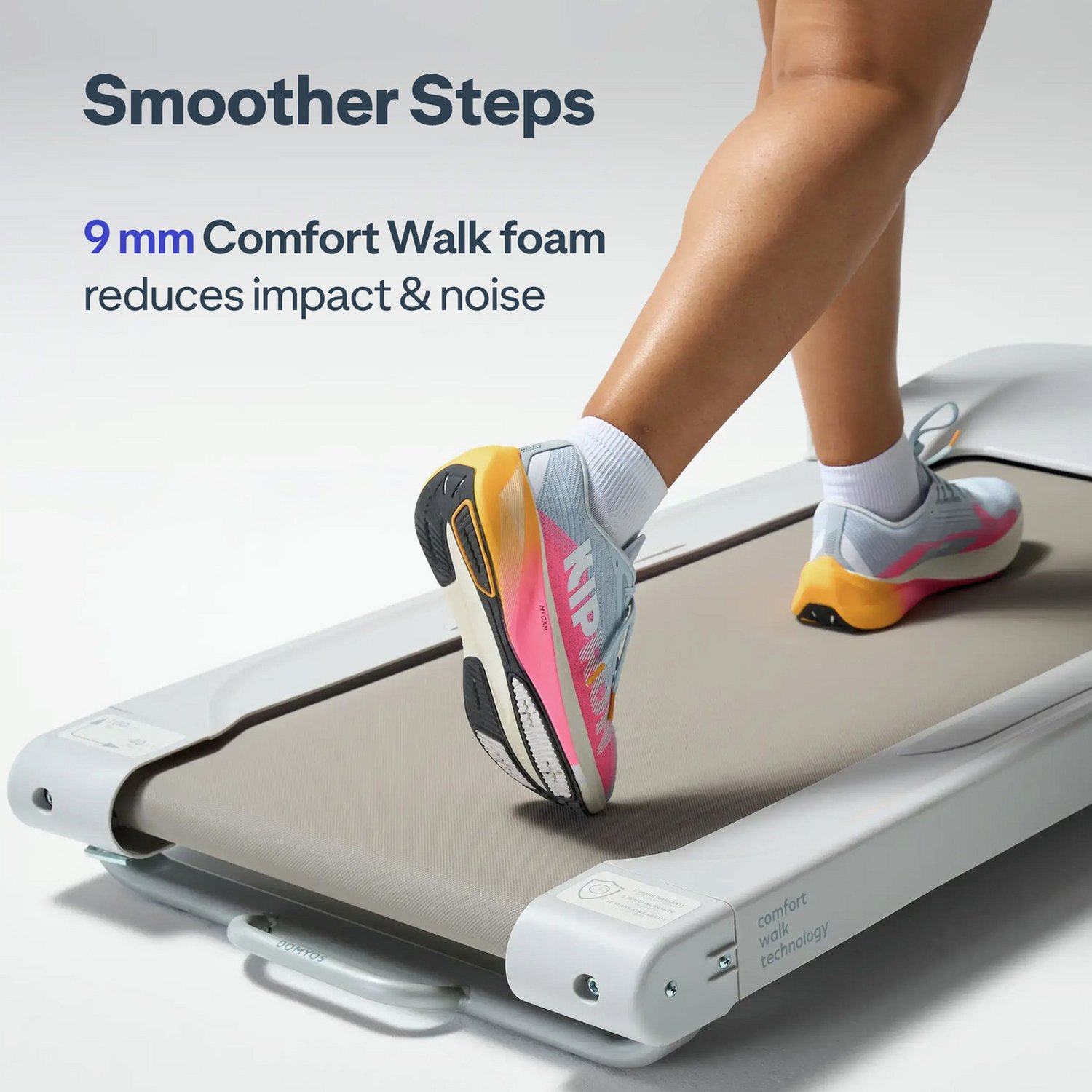 Decathlon W500B Folding Walking Treadmill Comfort Cushioning