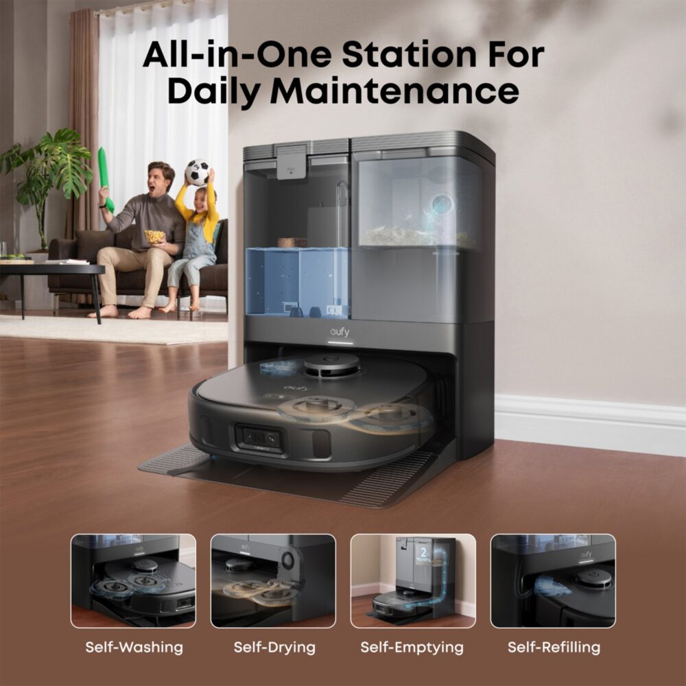 eufy X10 Pro Omni Robot Vacuum & Mop with All-in-One Station