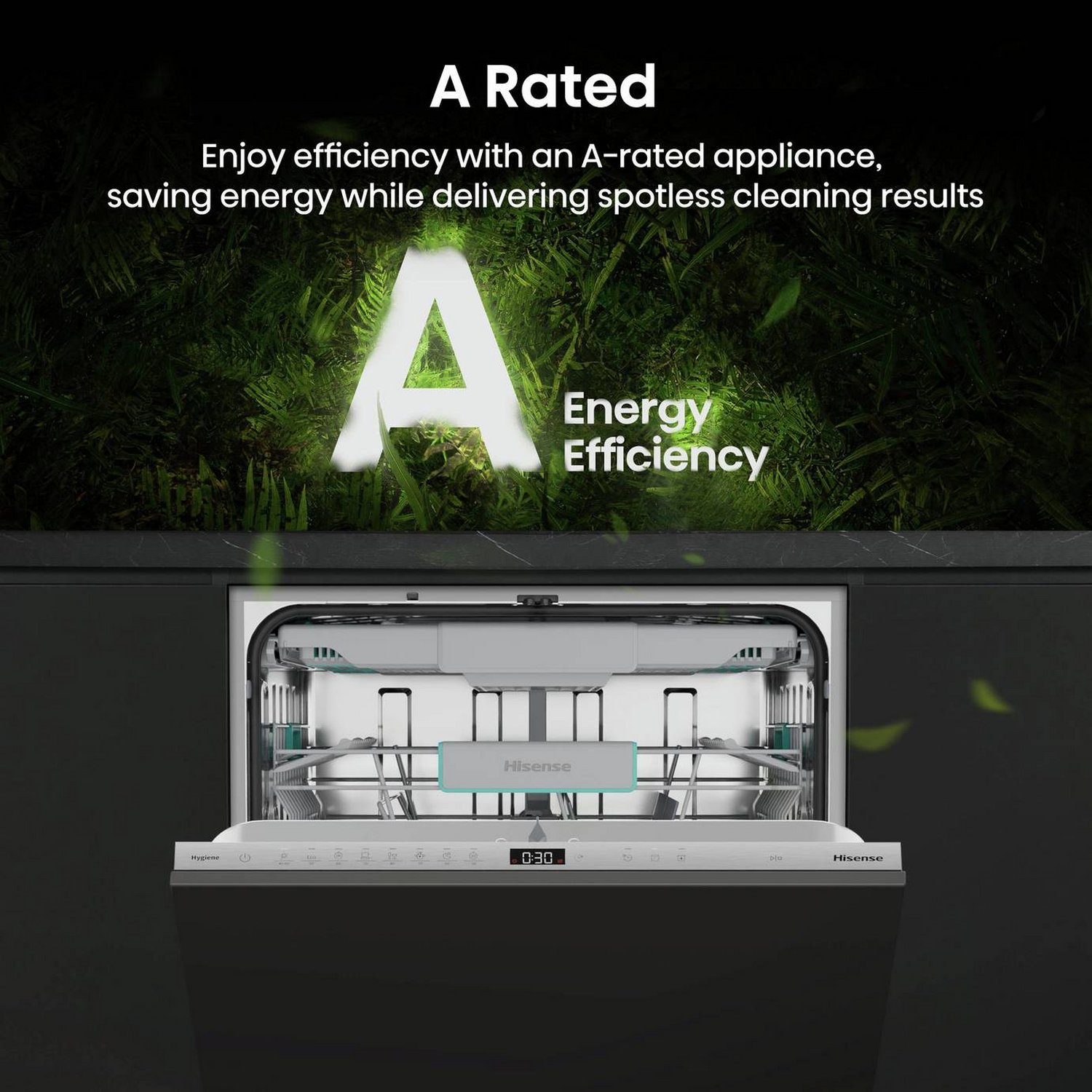 Hisense HV16AUK Full Size Integrated Dishwasher