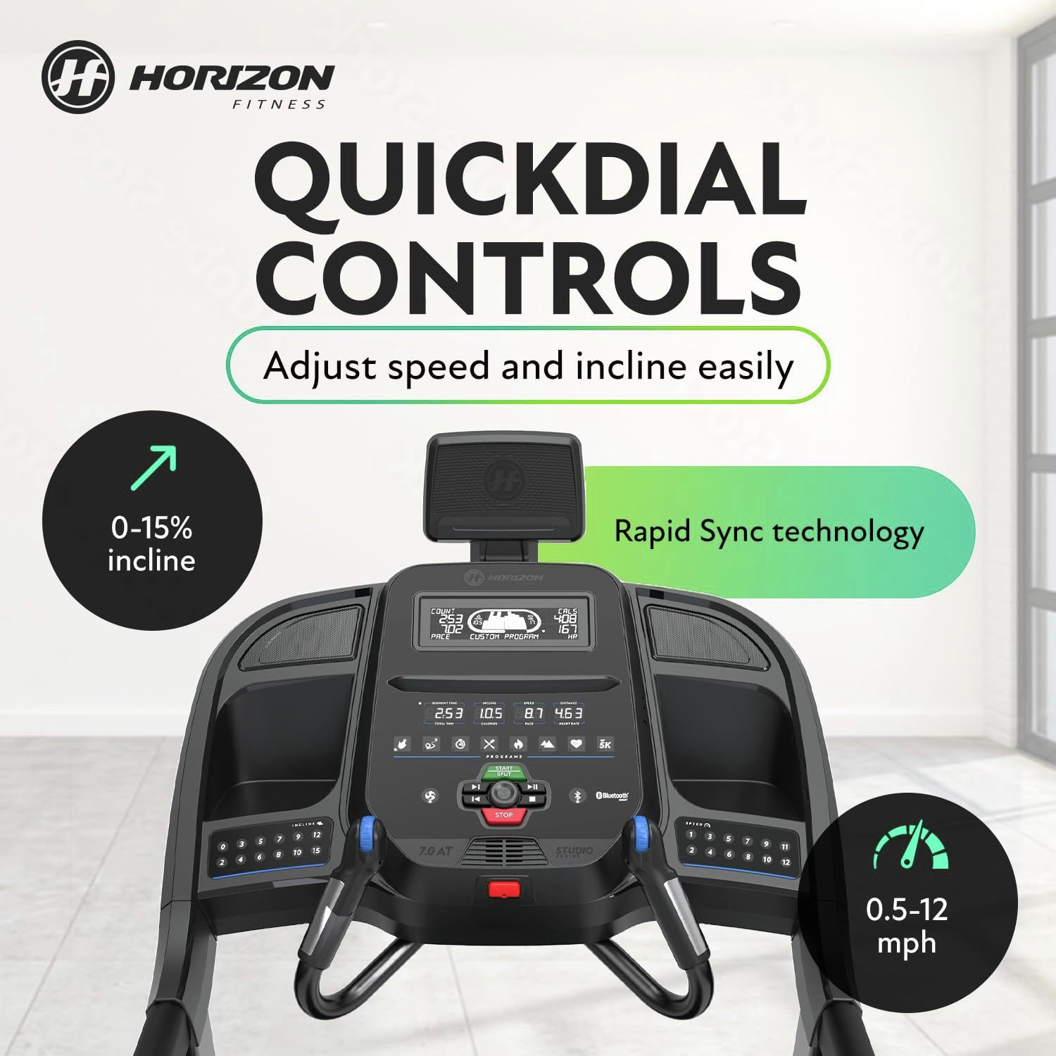 Horizon Fitness 7.0 AT Folding Treadmill
