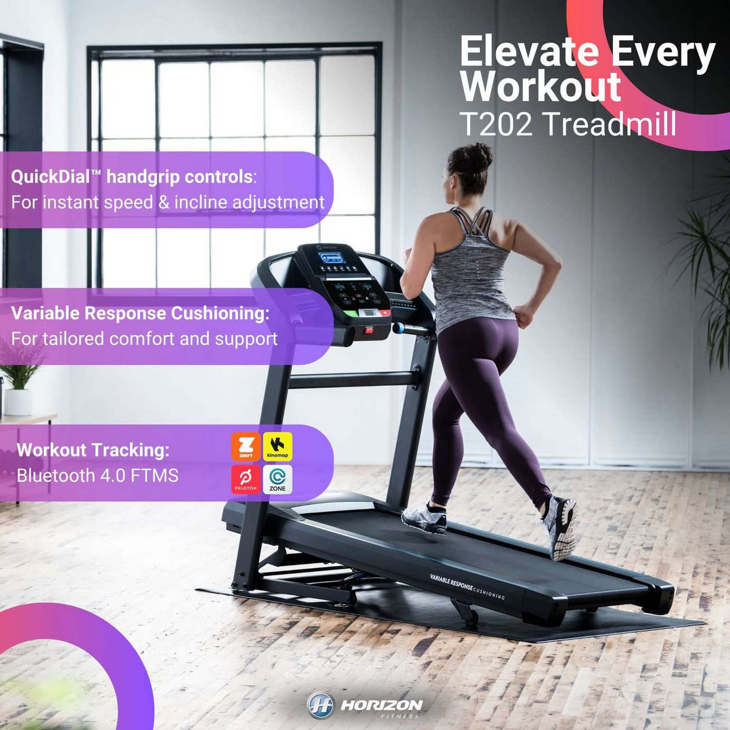 Horizon Fitness T202 Treadmill