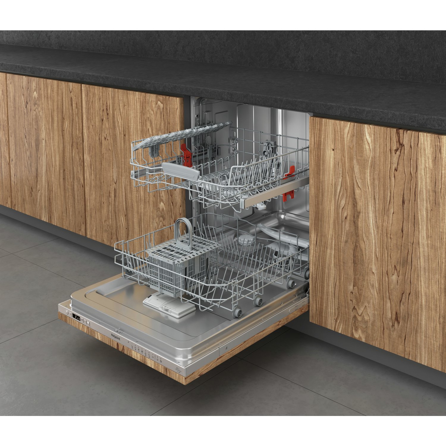 Hotpoint HP2IFC14BN6UK Full Size Fully Integrated Dishwasher