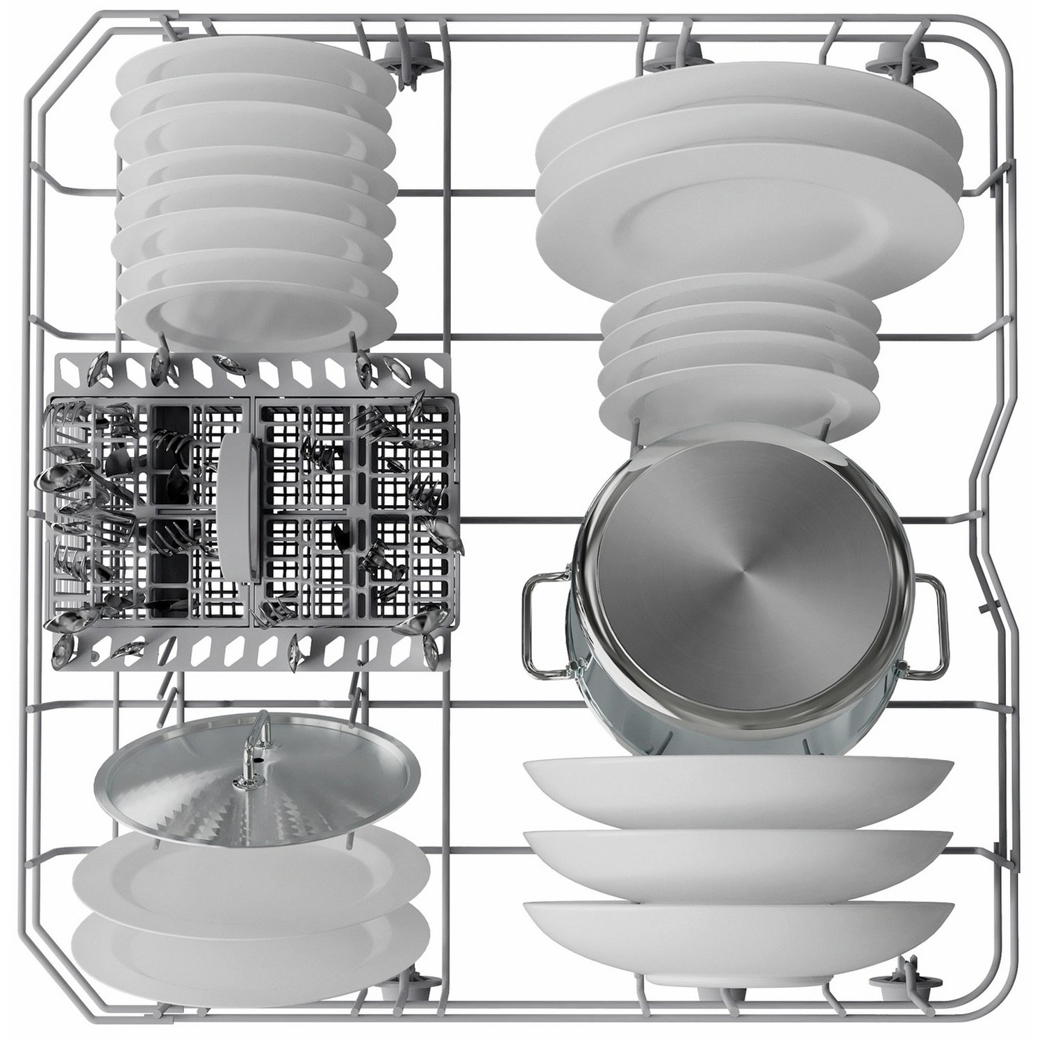 Hotpoint HP2IFC14BN6UK Full Size Fully Integrated Dishwasher