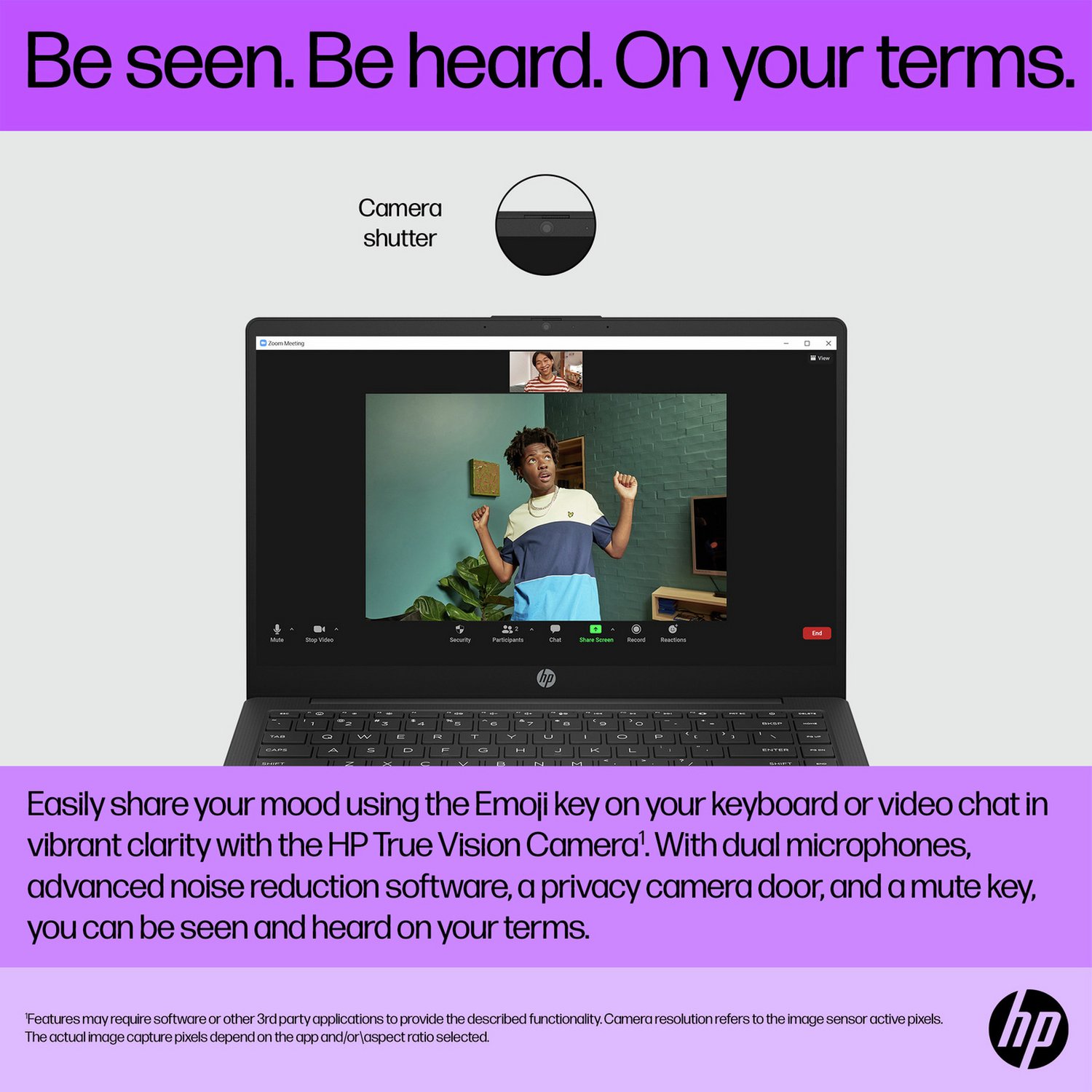 HP 14-em0018na 14 Inch AMD Athlon 4GB 128GB Laptop - Black
