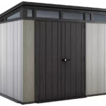 Keter Artisan 9 x 7ft Double Door Pent Outdoor Plastic Garden Shed