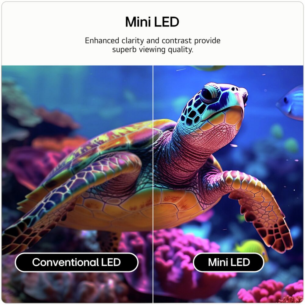 LG 43 Inch 43QNED70B6C Smart 4K UHD HDR Mini LED TV