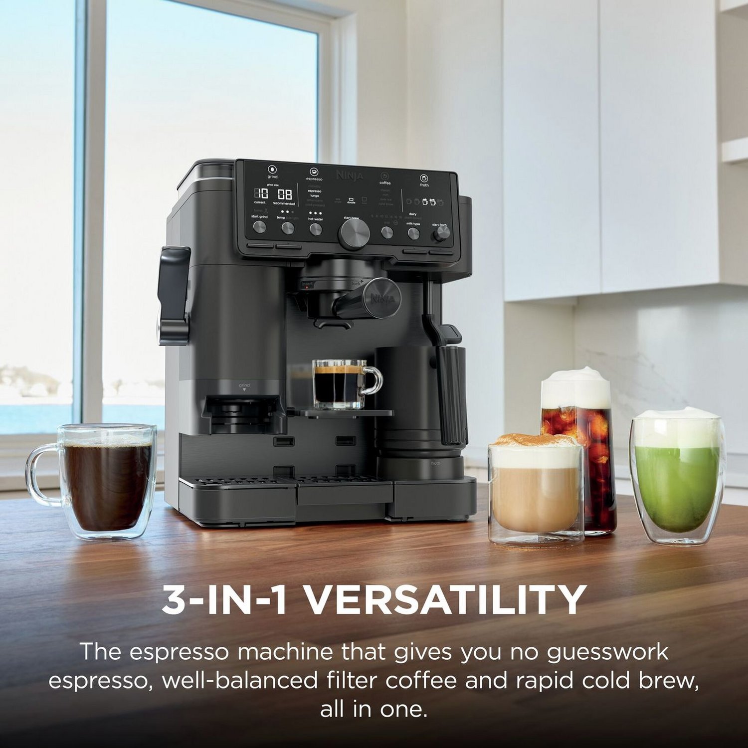 Ninja ES701UKBK2 Luxe Café Pro Espresso Machine - Black