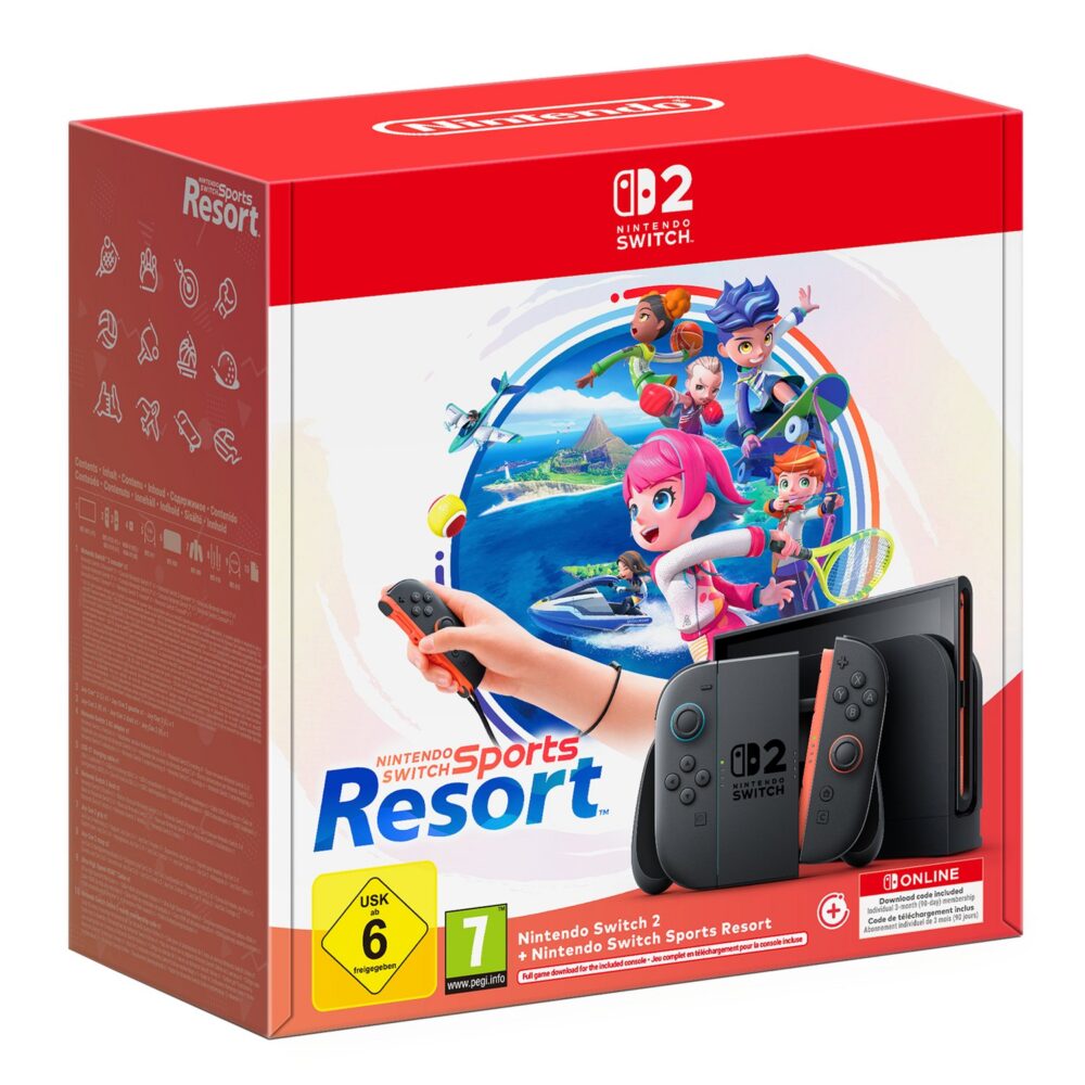 Nintendo Switch 2 Console + Nintendo Switch Sports Resort Game Bundle
