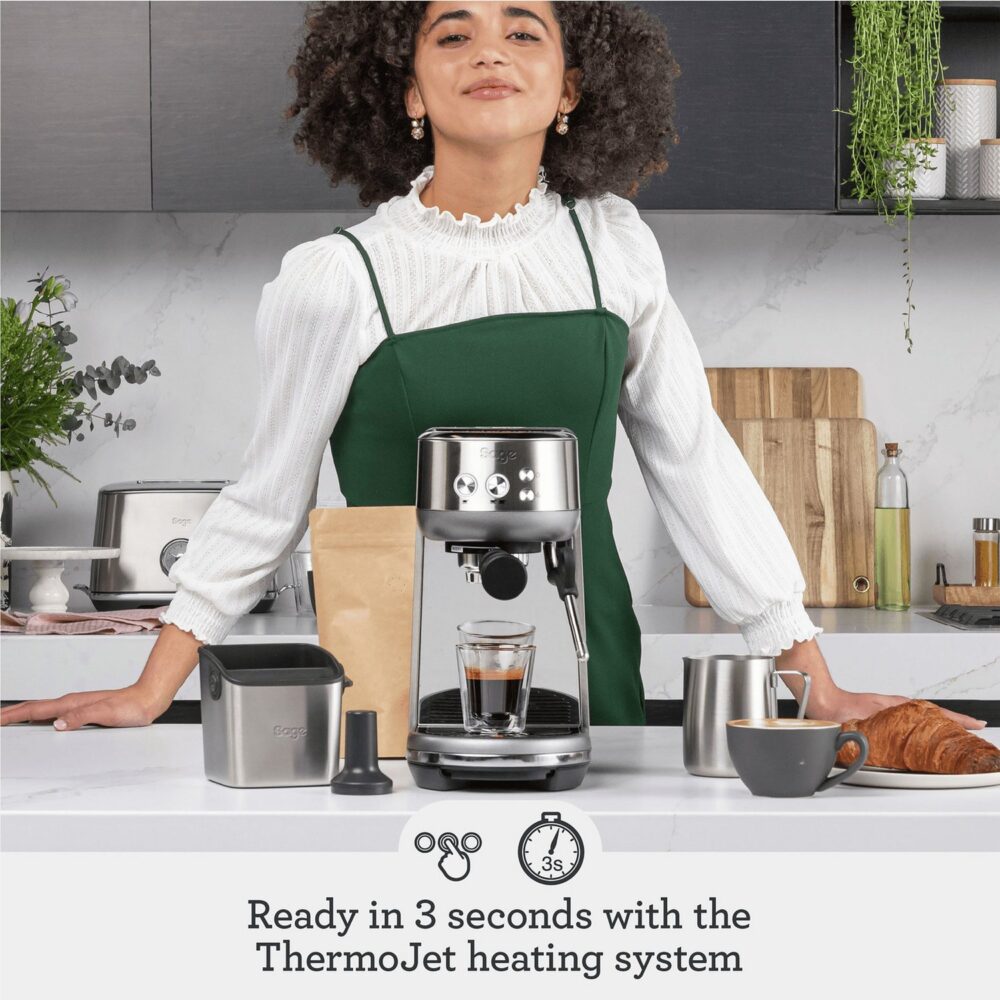 Sage SES450BSS4GUK1 Bambino Espresso Coffee Machine