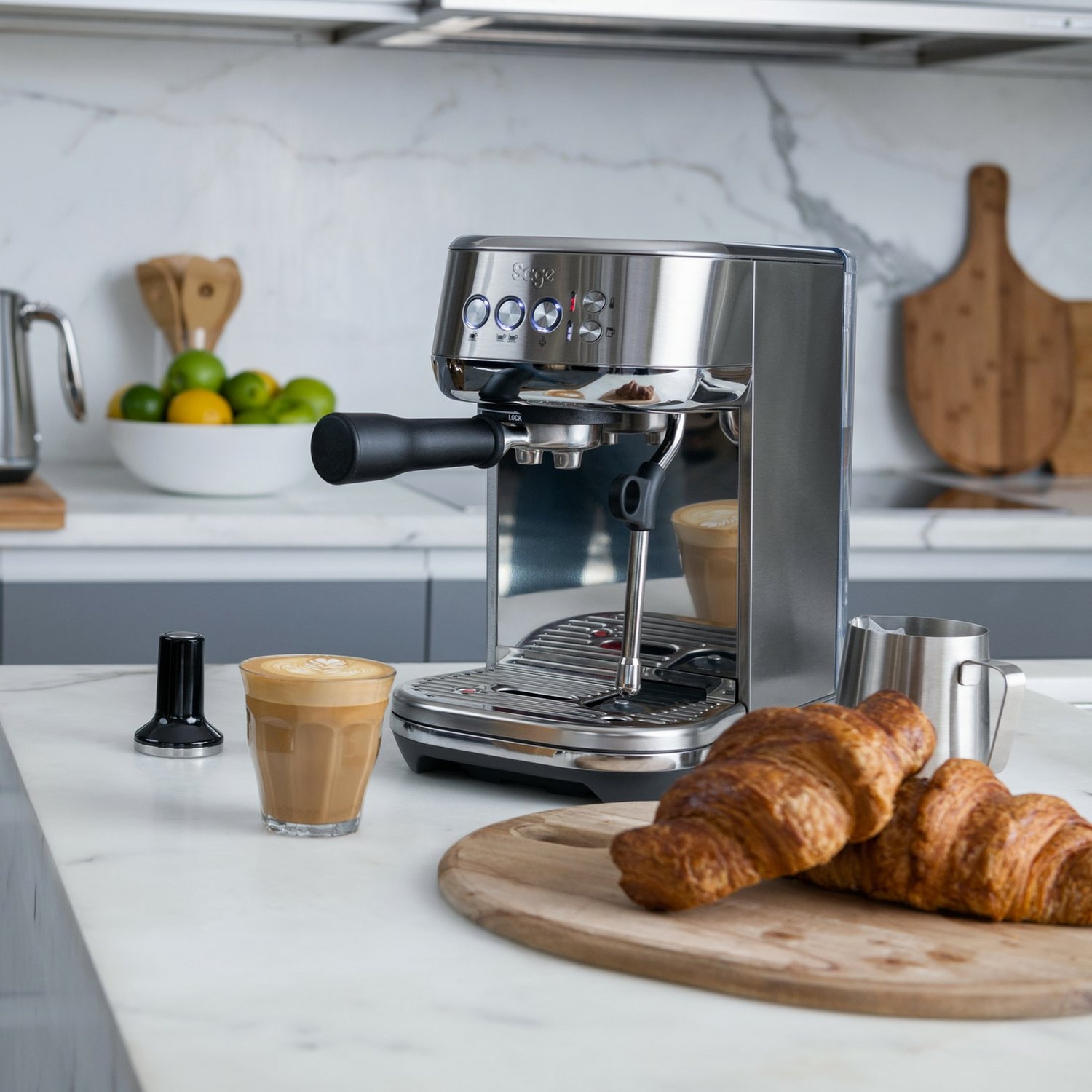 Sage SES500BSS The Bambino Plus Espresso Coffee Machine