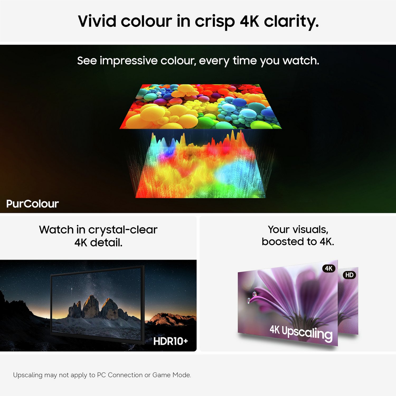 Samsung 65 Inch UE65U7000HKXXU Smart 4K UHD HDR Crystal TV
