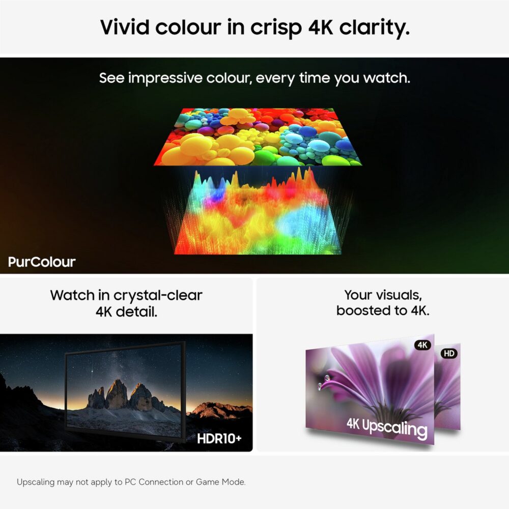 Samsung 75 Inch UE75U7000HKXX Smart Crystal UHD HDR LED TV