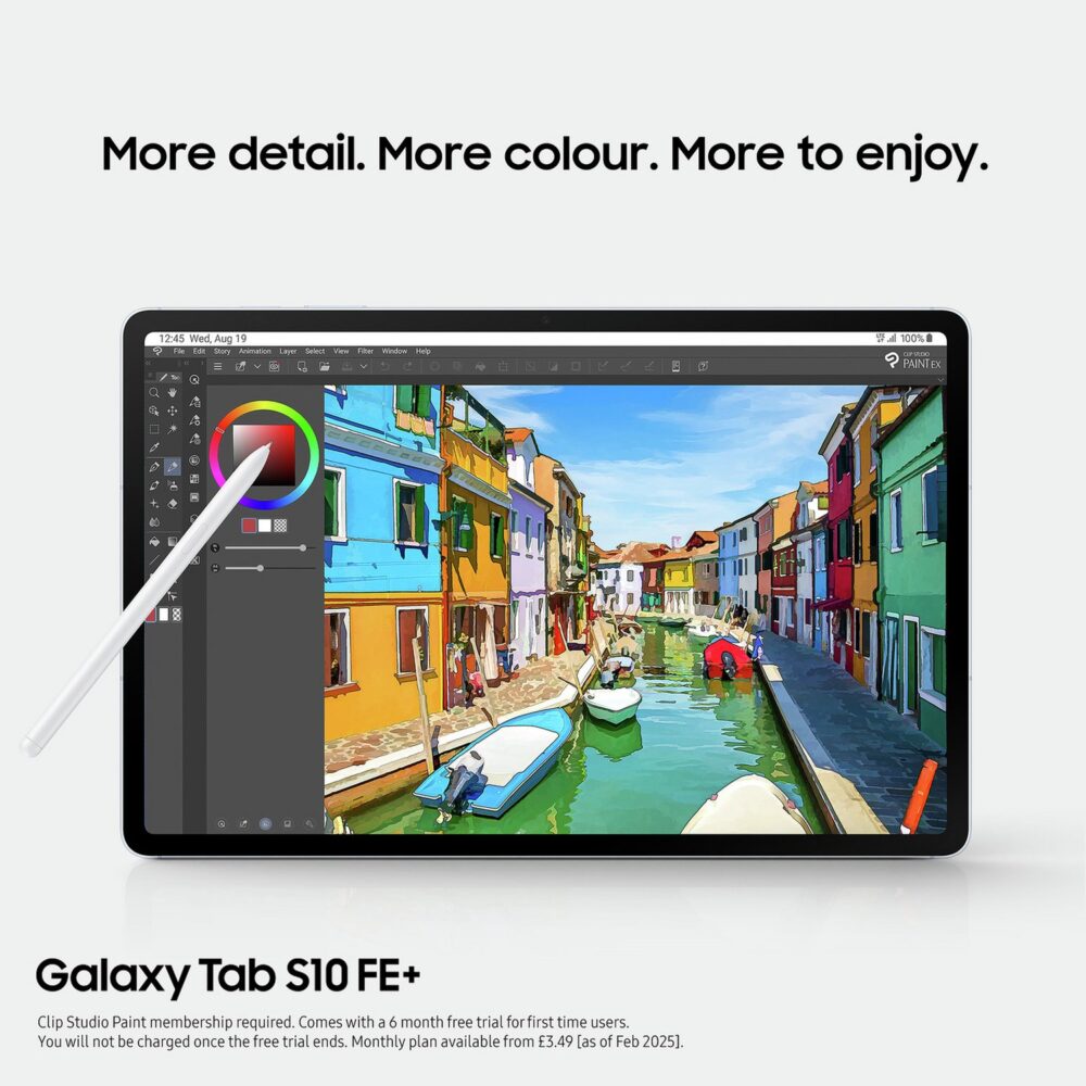 Samsung Galaxy Tab S10 FE+ 13.1in 128GB Wi-Fi Tablet - Grey