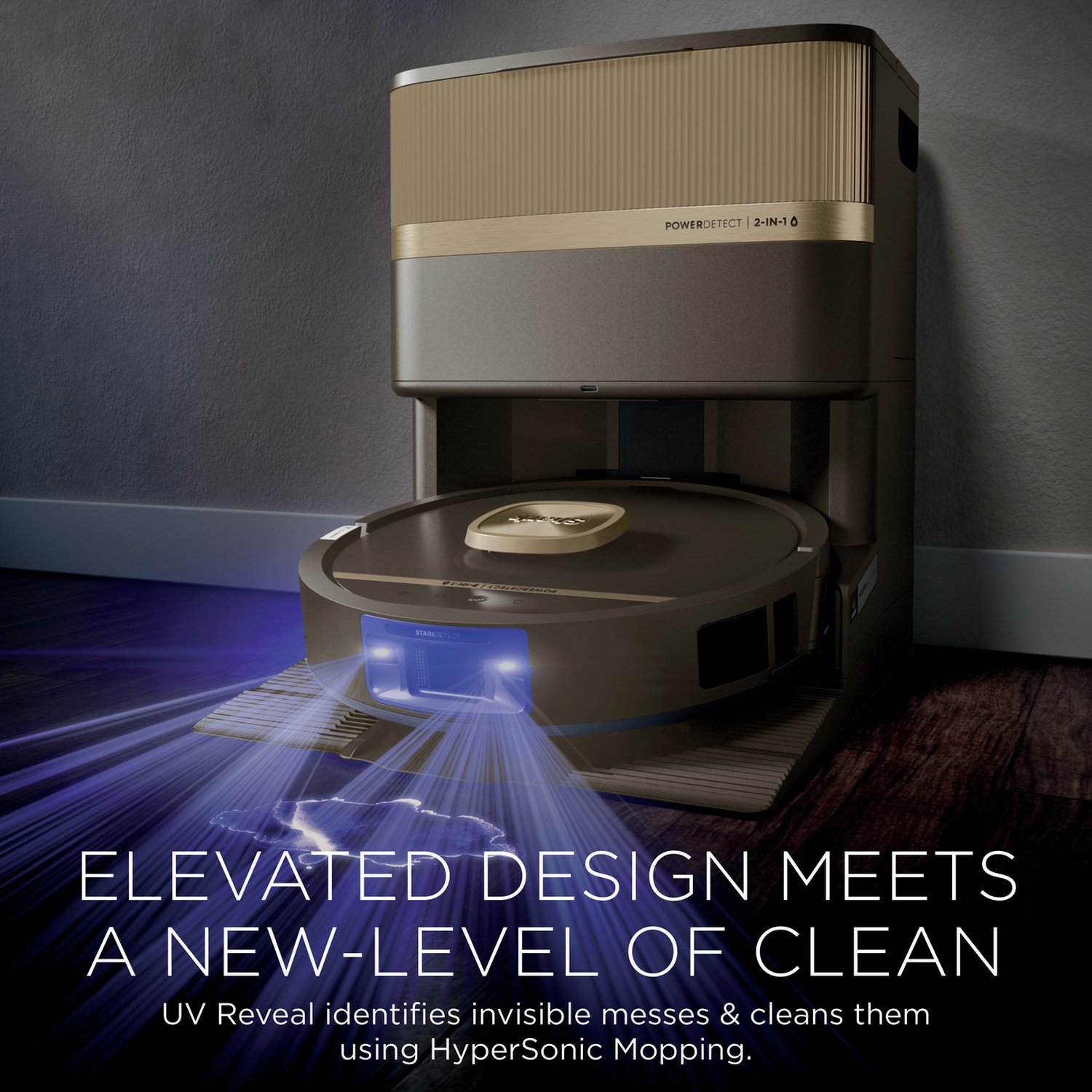 Shark Luxe PowerDetect UV Robot Vacuum & Mop with Self Empty Station