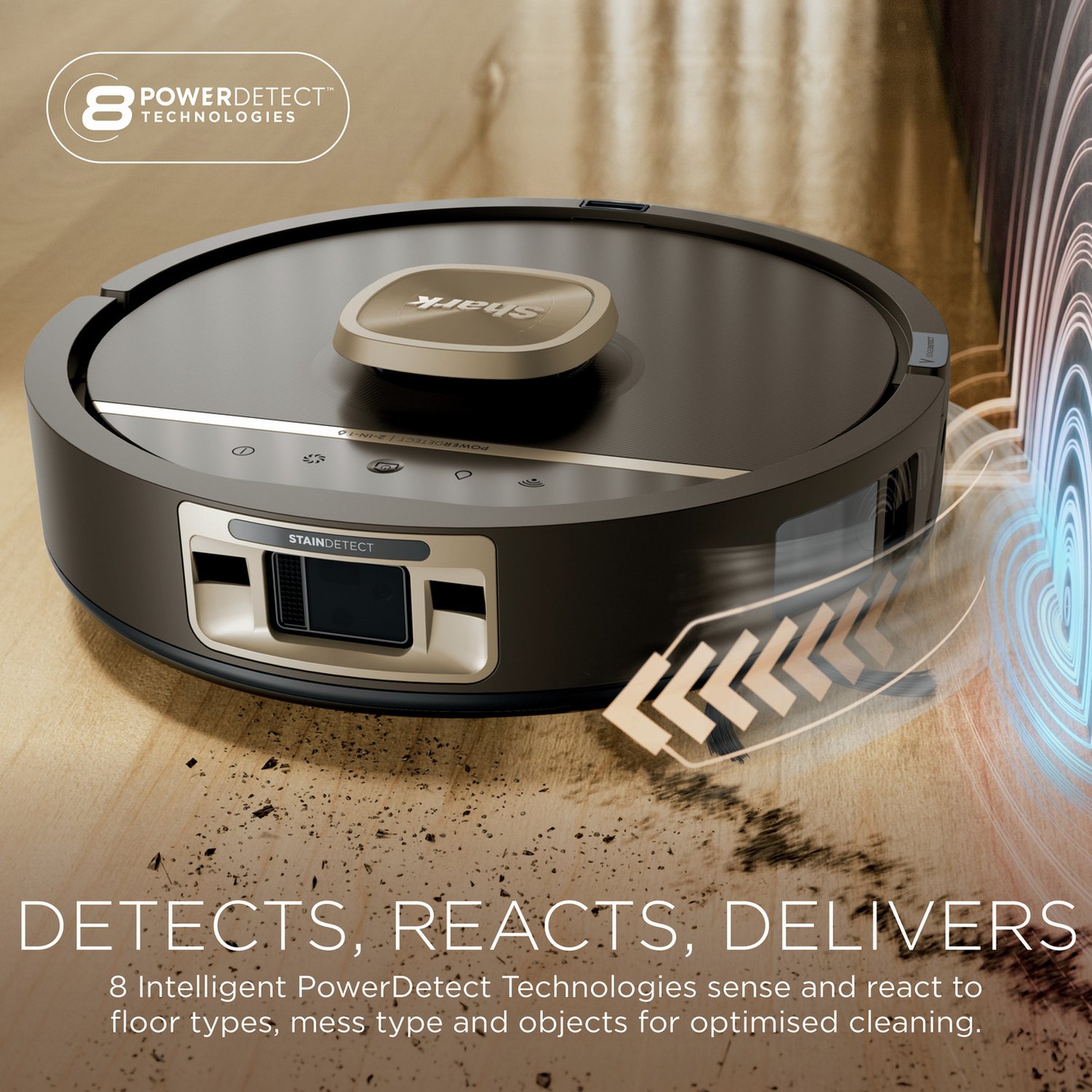 Shark Luxe PowerDetect UV Robot Vacuum & Mop with Self Empty Station