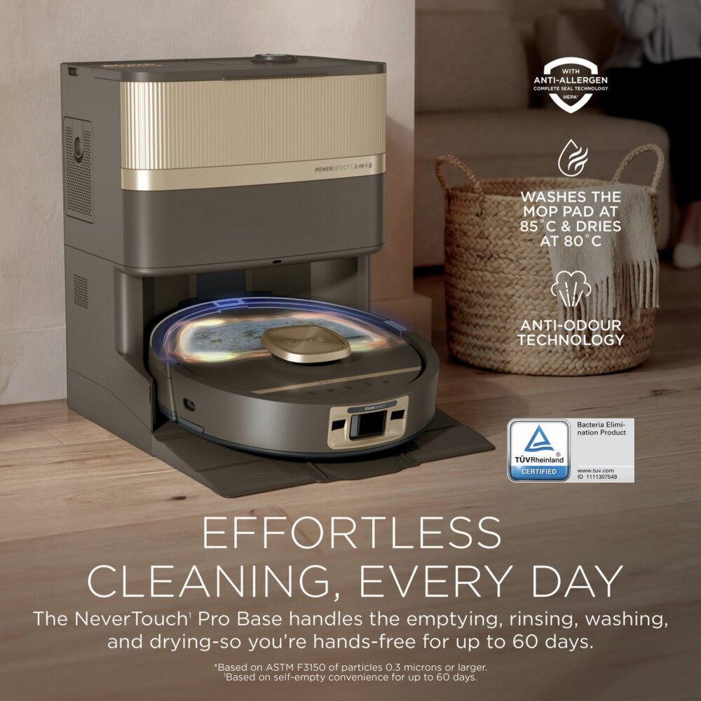 Shark Luxe PowerDetect UV Robot Vacuum & Mop with Self Empty Station