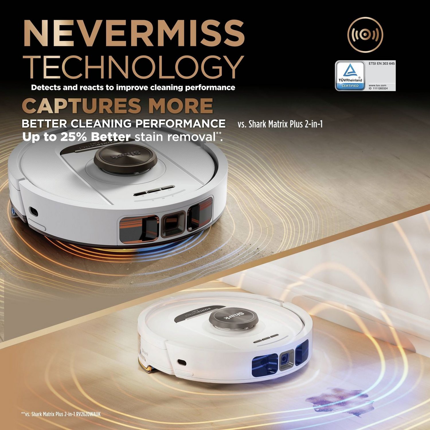 Shark Powerdetect Never Touch Pro Robot Vacuum Cleaner