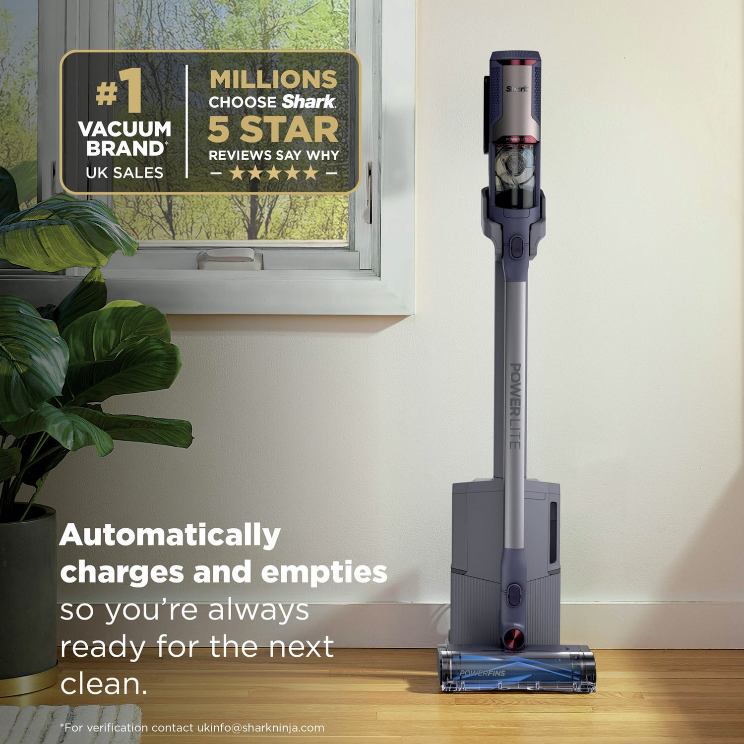 Shark PowerLite Clean & Empty Pet Cordless Vacuum