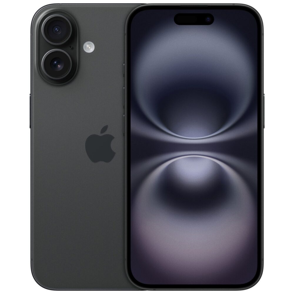 SIM Free iPhone 16 5G 128GB AI Mobile Phone - Black